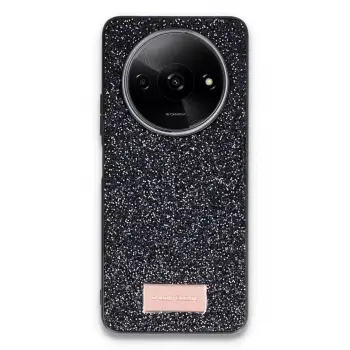 Onegif Xiaomi Redmi A3 4G Bright Simli Kapak - Siyah
