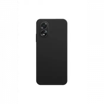 Oppo A38 Kılıf First Silikon - Siyah