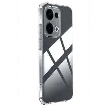 Oppo A6 Pro 4G Lüx Şeffaf Silikon - Şeffaf