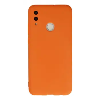 P Smart 2019 Kılıf Nano içi Kadife Silikon - Turuncu