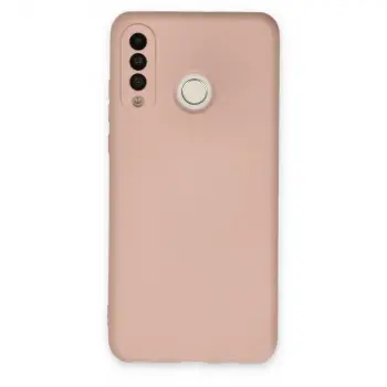 P30 Lite Kılıf Nano içi Kadife Silikon - Pudra