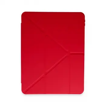 Pad 6 Kılıf Kalemlikli Mars Tablet Kılıfı - Kırmızı