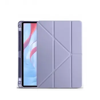 Pad X9A Kalemlikli Mars Tablet Kılıfı - Lila