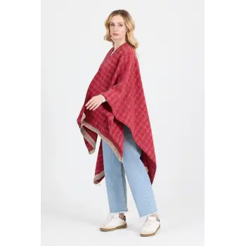 Panço - Pamuk Polyester Karışımlı Şık ve  Kaliteli Kumaş-Kırmızı