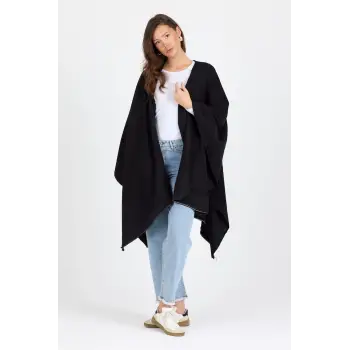 Panço - Pamuk Polyester Karışımlı Şık ve  Kaliteli Kumaş-Siyah