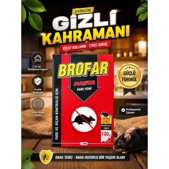 Pasta 100 gr Güçlü Formül Fare ve Sıçan Kontrol Ürünü