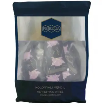 Pereja Kaşmir Kolonyalı Mendil 7x12 50li