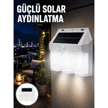 PIR Sensörlü Solar Lamba – Otomatik Şarj ve Gece Aydınlatma Yeni Nesil
