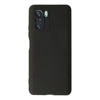 Poco F3 Kılıf First Silikon - Siyah