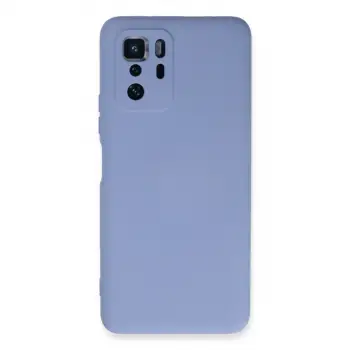 Poco X3 GT Kılıf Nano içi Kadife Silikon - Lila