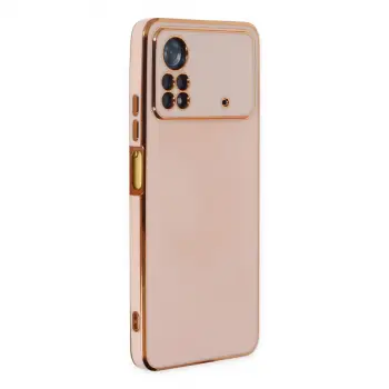Poco X4 Pro 5G Kılıf Volet Silikon - Pembe
