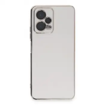 Poco X5 5G Kılıf Volet Silikon - Beyaz