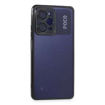 Poco X5 Pro 5G Kılıf Razer Lensli Silikon - Siyah