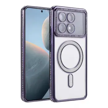 Poco X6 Pro Joke Simli Magneticsafe Kılıf - Derin Mor