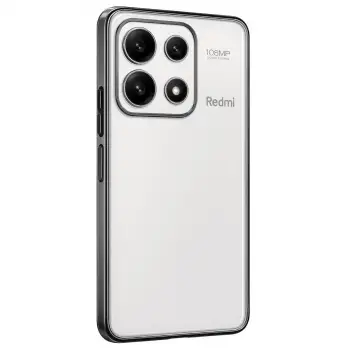Poco X6 Pro Kılıf Razer Lensli Silikon - Gümüş