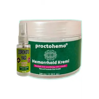 Proctohemo Kişisel Kremi 100 ml + Çörek Otu Yağı 30 ml