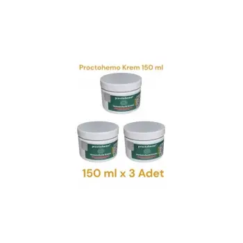 Proctohemo Rahatlatıcı Krem 150 ml x 3 Adet
