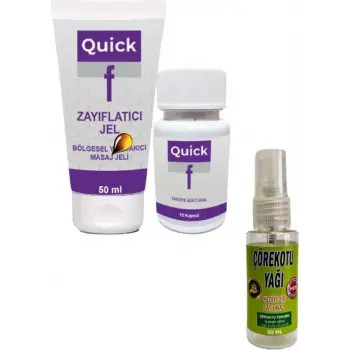 QUİCKF BAKIM SETİ + MASAJ YAĞI 30 ML