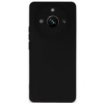 Realme 11 Pro Kılıf Nano içi Kadife Silikon - Siyah