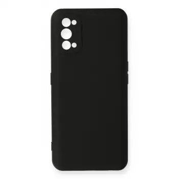 Realme 7 Pro Kılıf Nano içi Kadife Silikon - Siyah