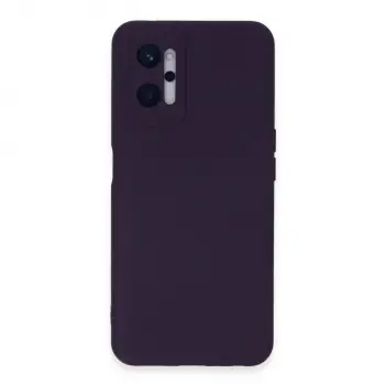 Realme 9i 4G Kılıf Nano içi Kadife Silikon - Mor
