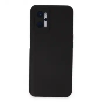 Realme 9i 4G Kılıf Nano içi Kadife Silikon - Siyah