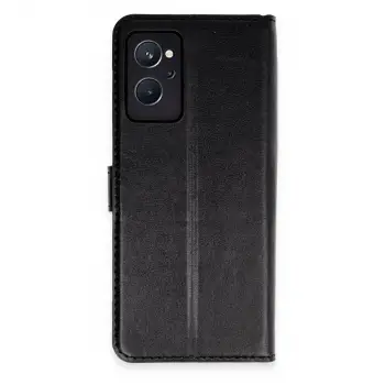 Realme 9i 4G Trend S Plus Kapaklı Kılıf - Siyah