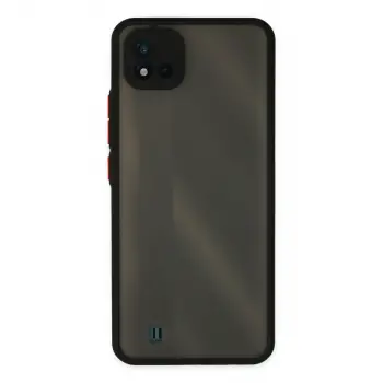 Realme C11 2021 Kılıf Montreal Silikon Kapak - Siyah