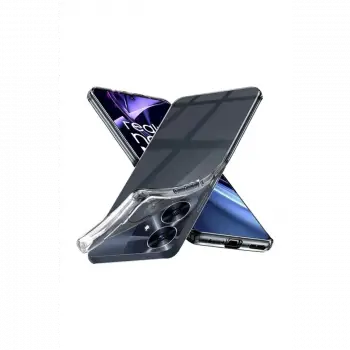 Realme Note 60 Kılıf Lüx Şeffaf Silikon