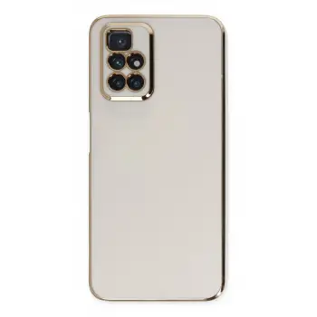 Redmi 10 2022 Kılıf Volet Silikon - Beyaz