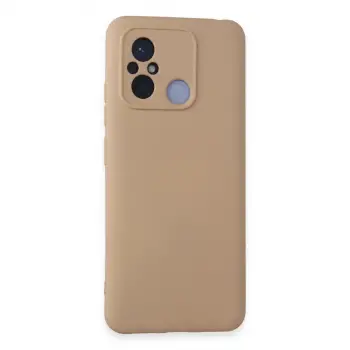 Redmi 12C Kılıf Nano içi Kadife Silikon - Pudra