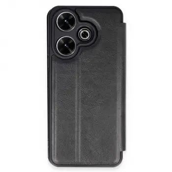 Redmi 13 4G Kılıf Flip Cover - Siyah