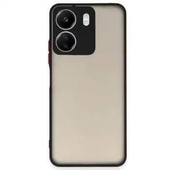 Redmi 13C Kılıf Montreal Silikon Kapak - Siyah