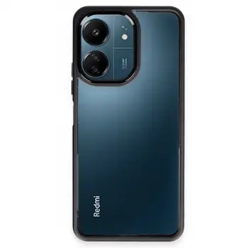 Redmi 13C Kılıf Power Silikon - Siyah