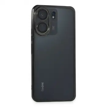 Redmi 13C Kılıf Razer Lensli Silikon - Siyah
