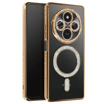 Redmi 14C Joke Simli Magneticsafe Kılıf - Gold