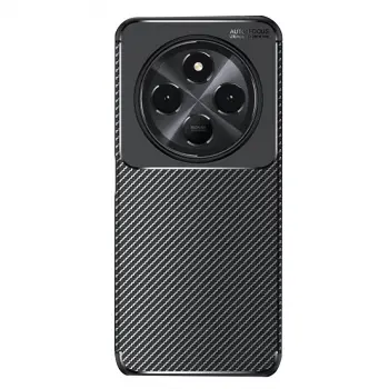 Redmi 14C Kılıf Auto Focus Karbon Kapak - Siyah