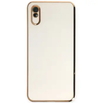 Redmi 9A Kılıf Volet Silikon - Beyaz
