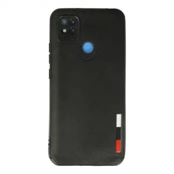 Redmi 9C Kılıf Loop Deri Silikon - Siyah