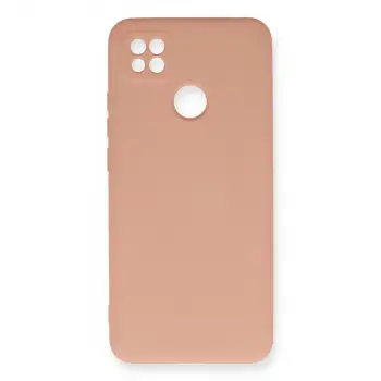 Redmi 9C Kılıf Nano içi Kadife Silikon - Pudra