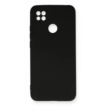 Redmi 9C Kılıf Nano içi Kadife Silikon - Siyah