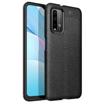 Redmi 9T Kılıf Auto Focus Kapak - Siyah