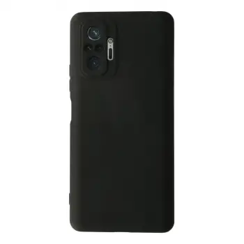 Redmi Note 10 Pro Kılıf Nano içi Kadife Silikon - Siyah