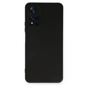 Redmi Note 11 Pro Plus 5G Kılıf Nano içi Kadife Silikon - Siyah