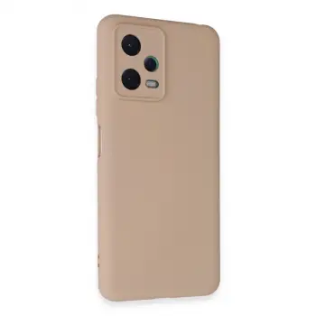 Redmi Note 12 5G Kılıf Nano içi Kadife Silikon - Pudra