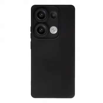 Redmi Note 13 4G Kılıf Nano içi Kadife Silikon - Siyah