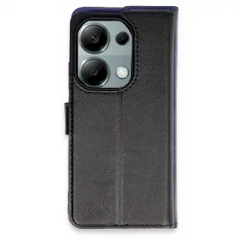 Redmi Note 13 Pro 4G Kılıf Trend S Plus Kapaklı Kılıf - Siyah