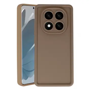 Redmi Note 14 Pro 4G Kılıf Viera Silikon - Kahverengi