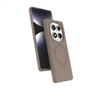 Redmi Note 14 Pro 5G Regal Magsafe Standlı Kapak - Çöl Titanyum