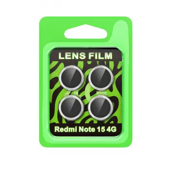Redmi Note 15 4G Raze Metal Kamera Lens - Gümüş